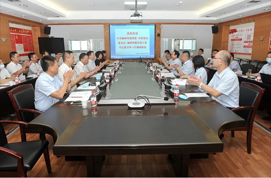 榆林市政法委书记、榆林高新区党工委书记张守华一行深入星空电竞考察调研